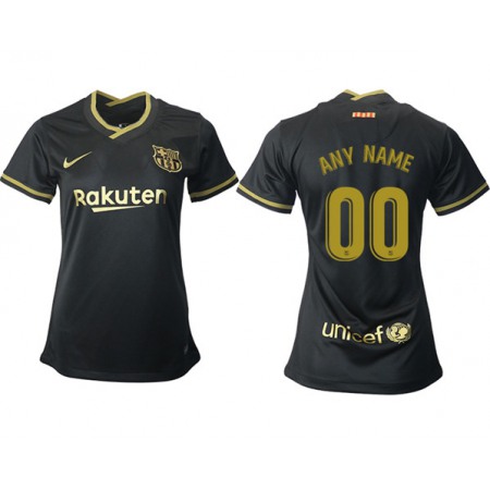 Women's Barcelona Personalized Away Soccer Club Jersey