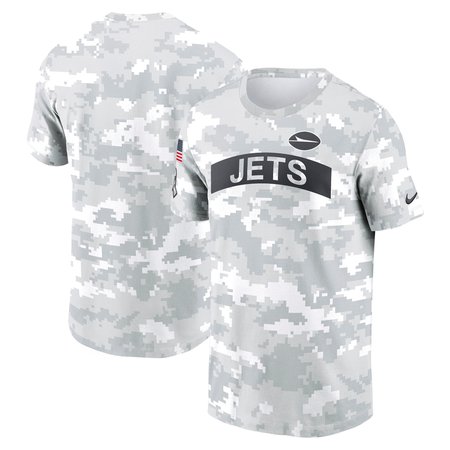 Men's New York Jets Nike Arctic Camo 2024 Salute To Service Performance T-Shirt