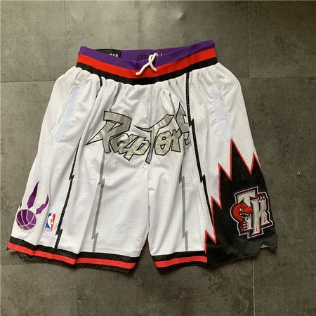 Toronto Raptors White Shorts