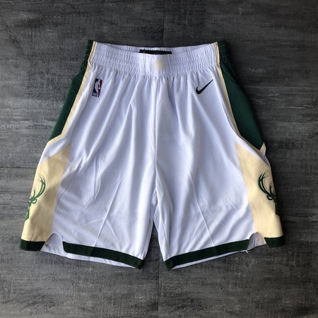 Milwaukee Bucks White Shorts